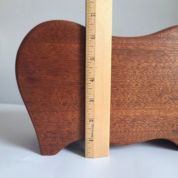 Bill Hardy Handmade Mahogany Jewelry Box, Curved Dresser Miniature Chest 1990s - Picture 6 of 9